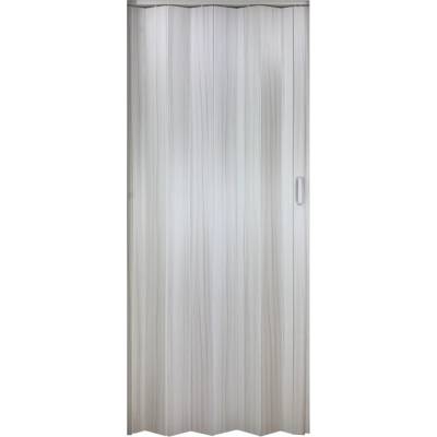 EasyDeal shrnovací dveře 82 x 203 cm jasan bílý plné 141081
