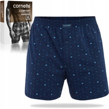 Cornette comfort 002/328 Modrá - tmavo