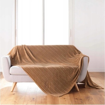 Douceur d'intérieur polyester hnedá deka 220x180