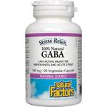 Natural Factors GABA 100 mg [90 капсули]