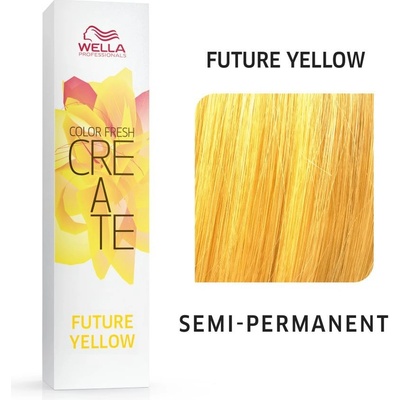 Wella Professionals Color Fresh Create omyvatelná barva na vlasy Future Yellow 60 ml
