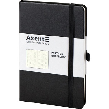 Бележник Axent Partner А5 96л. Точки Черен (1120614-08-8306-01-A)