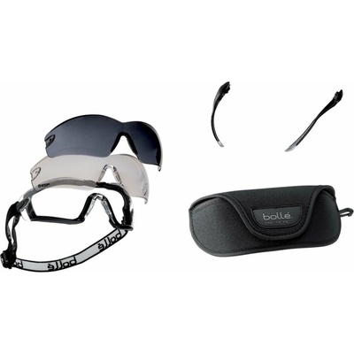 Okuliare Bollé ochranné Cobra Goggles Platinum sada