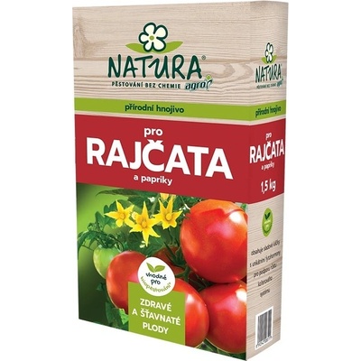 AGRO CS NATURA Přírodní hnojivo pro rajčata a papriky 1,5 kg
