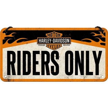 Nostalgic Art Plechová ceduľa Harley-Davidson Riders Only