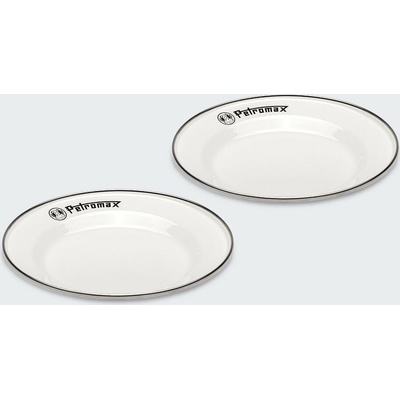 Petromax Smaltované talíře 18 cm BÍLÉ 2 ks