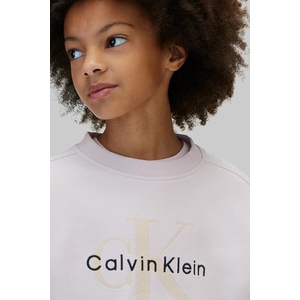 Calvin Klein суичър за деца от памук (LVCKFJB09G.104.116.9BY2)