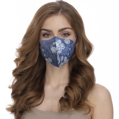 Balerina nanorespirátor FFP2 Blue paisley – Hledejceny.cz