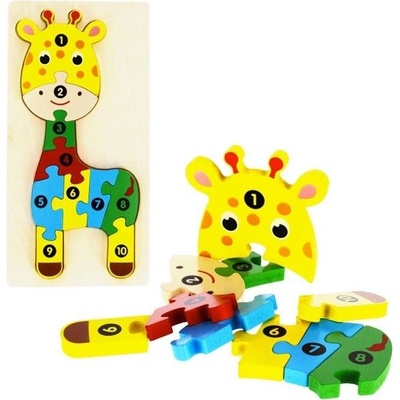 CreativeToys puzzle žirafa 30cm