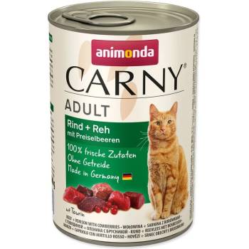 Image 1 of Animonda Carny Adult beef + deer with cranberries 6x400 g