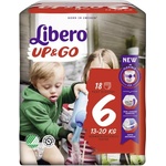Libero Бебешки пелени гащи Libero - Up&Go 6, 18 броя (6335) - baby