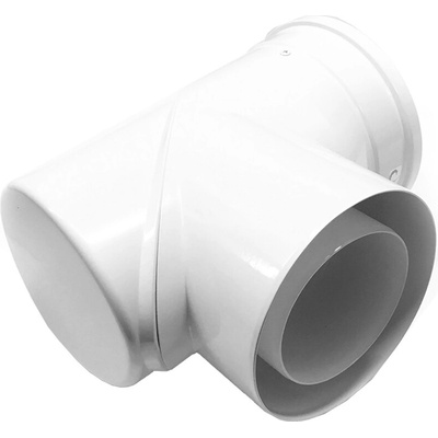 Brilon Serio Koleno spalinové koaxiální 87° s revizním otvorem 110/160 mm, PE/kov 52103202