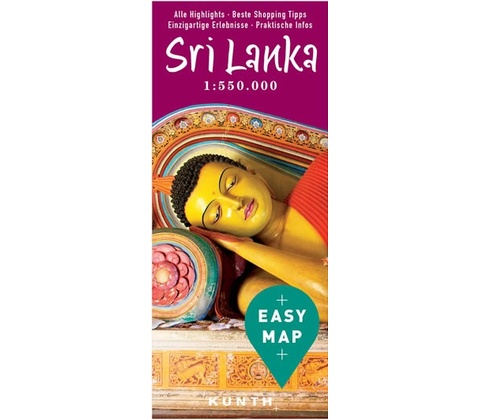 Sri Lanka Easy Map