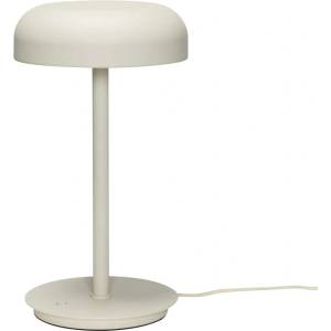 Hübsch Кремава LED затъмняваща се настолна лампа (височина 37 cm) Velo - Hübsch (961913)