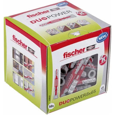 Fischer УНИВЕРСАЛЕН ДЮБЕЛ Ф8x65ММ 50 БРОЯ fischer duopower (4048962262186)