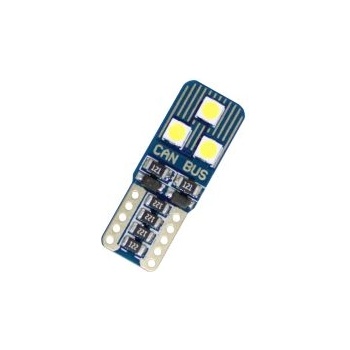 Лед крушки тип T10 с 6 диода 3030 - Canbus