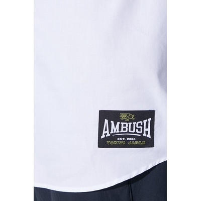AMBUSH Памучна риза AMBUSH Circle Emblem S/S Shirt (BMGG001S24FAB0010145)
