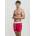 Urban Classics Бански гащета Urban classics Retro swimming shorts - Red (Red Flash / White)