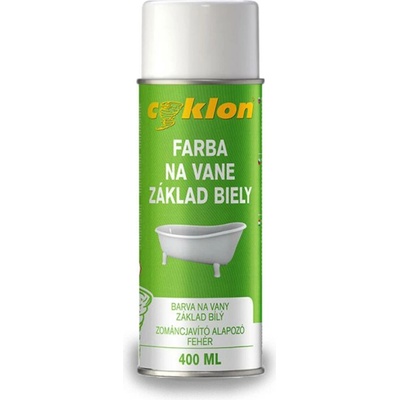 Cyklon Základní barva na vany keramická bílá sprej 400ml