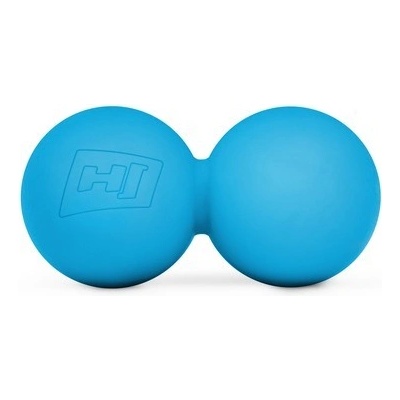 Hop-Sport Dvojitá masážna loptička 63 mm - modrá