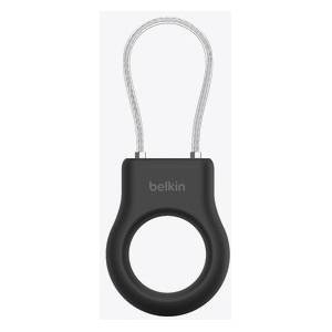 Belkin Secure Holder w Wire Cable - Airtag - Black (MSC009btBK)