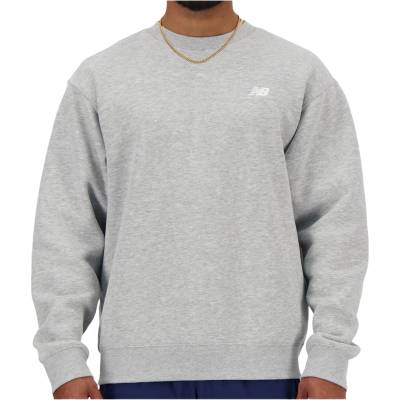 New Balance Мъжки пуловер New Balance Sport Essentials Fleece Crew Jumper - Athletic Grey - размер XL (017-4403-0114)