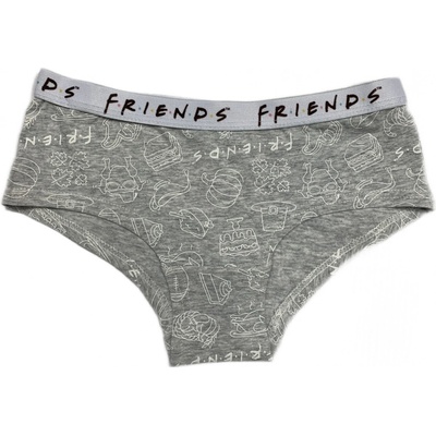 EPlus dievčenské spodné prádlo Friends Priatelia sivé
