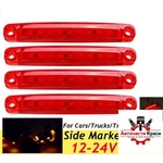  Габарити LED Червен 12-24V 4бр. к-т -894054-3 ('269528)