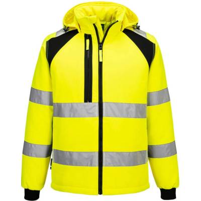 Portwest CD809 WX2 Hi-Vis polstrovaný softshell 2L Yellow/Black