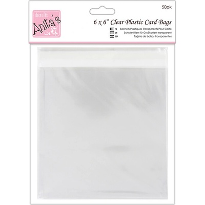 WEST DESIGN PRODUCTS LIMITED West Design Celofánové obaly na obálky 16,7 × 16,7 cm (50 ks)