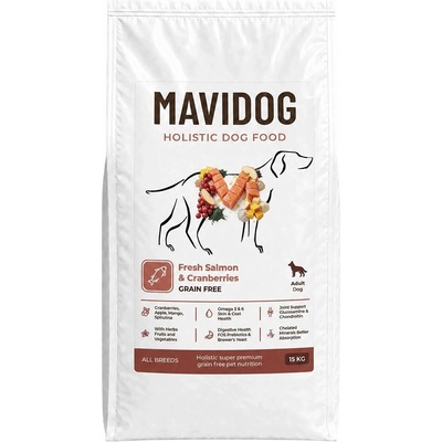 Mavidog Holistic Grain Free Adult Fresh Salmon & Cranberries 15 kg