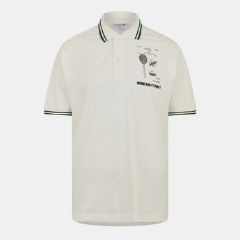 Image 1 of Lacoste Блуза с яка Lacoste Men's Short Sleeve Polo Shirt - Flour