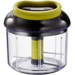 Tefal Ръчен чопър Tefal K1320404, острие от неръждаема стомана, черен/зелен (K1320404)