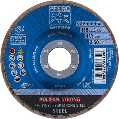 Pferd lamelový brúsny kotúč 115 mm Z50 67788115