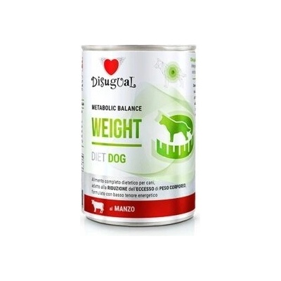 Disugual Disugial Weight за кучета с наднормено тегло, говеждо 400gr