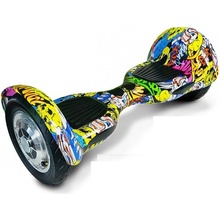 Hoverboard EcoWheel Offroad grafitty žlutá