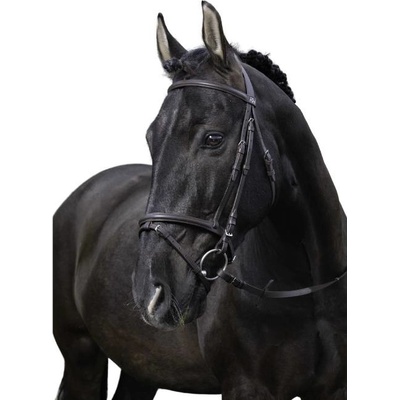 RIDING Uzdečka WORLD Murserolle Combinée s anglickým nánosníkem černá – Zboží Dáma