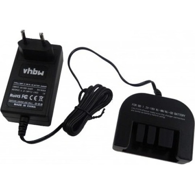 VHBW Зарядно за батерии Black & Decker, Ni-Cd/Ni-MH, 1.2V - 18V (800112553)