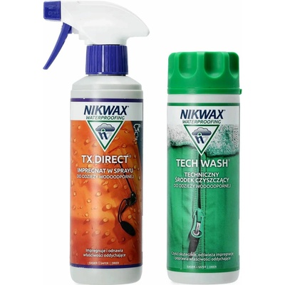 NIKWAX Tech Wash a impregnace TX.Direct Spray-On 300 + 300 ml