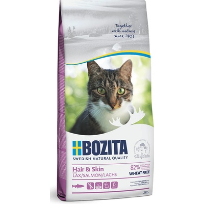 Bozita Feline Hair & Skin Wheat Free Salmon 2 kg