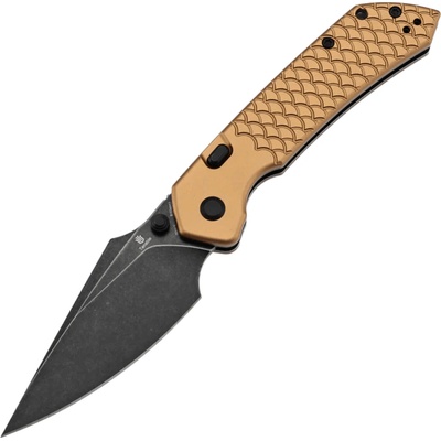 Tenable Knives Fenrir Blackwash Nitro V,Bronze Anodized Aluminum+ Fishscale Texture B1034H11