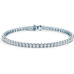 SAVICKI Гривна за тенис Share Your Love 3.0 mm: бяло злато, лабораторни диаманти - savicki - 10 674,92 лв