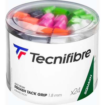 Tecnifibre Грип за скуош ракета Tecnifibre Squash Tacky Grip Box 24 бр. многоцветни