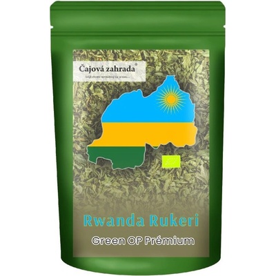 Čajová zahrada Rwanda Rukeri Green OP Prémium zelený čaj 100 g