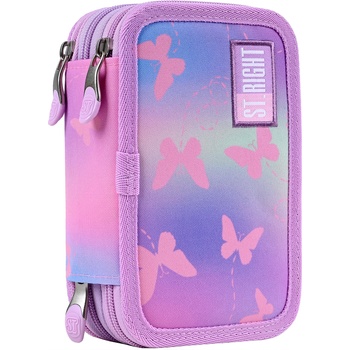 ST.RIGHT Несесер с пособия St. Right Pink Butterflies - С 3 ципа (PC05)