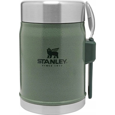 Stanley Classic Termoska na jídlo s lžíco vidličkou 400 ml zelená