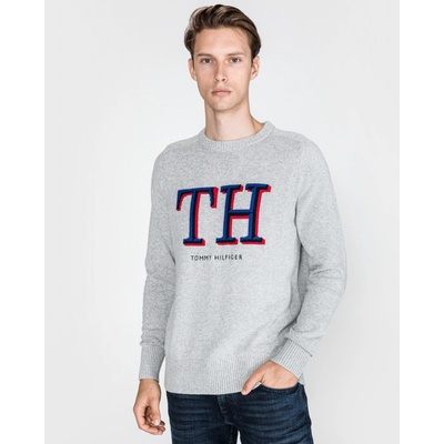 Tommy Hilfiger svetr pánské šedá