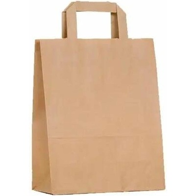 Papierová taška hnedá 220x100x280 mm/ 50 ks