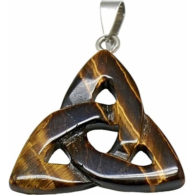 Nefertitis Tygří oko přívěsek Triquetra NF46552