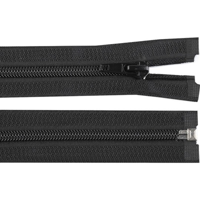 Prima-obchod Spirálový zip No 5 délka 100 cm bundový černý POL, barva Černá